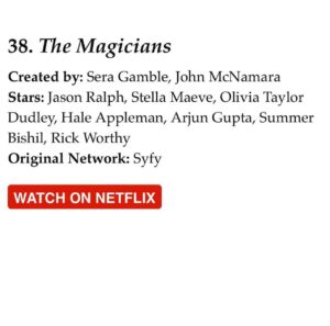 Olivia Taylor Dudley Instagram - The holidays are a perfect time for a re-watch 🧝🏼‍♀️🔮#themagicians