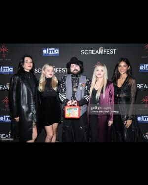 Olivia Taylor Dudley Instagram - Had a lovely time at the premiere of our movie Onyx The Fortuitous! So happy we get to finally share this wild movie with the world 👻In theaters Oct 19th!