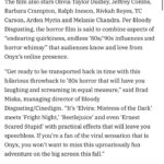 Olivia Taylor Dudley Instagram - 🚨🚨🚨 So excited to finally share the news! ONYX will be in theaters this fall!!!
