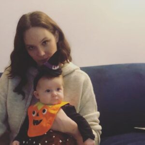 Olwen Catherine Kelly Instagram - Happy Hallowe'en.

Watching the lockdown announcement like..
Anyone else fervently trying to schedule in a mani, pedi and hair colour or is that just me? 😒