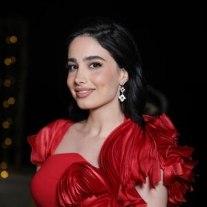 Omaima Jawad Al Shukrchi Instagram - Makeup @makeupbyghaith @mhmdghaith1 
Dress @yona.iq  @gab_abouelias 
Taken by @miled_mitry 
#خان_الذهب_البداية