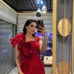 Omaima Jawad Al Shukrchi Instagram - Makeup @makeupbyghaith @mhmdghaith1 Dress @yona.iq @gab_abouelias Taken by @miled_mitry #خان_الذهب_البداية