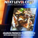 Omallys Hopper Instagram - An International Street Food challenge with a brunch twist? #sponsored Yes please! @cooking_con_omi takes French toast to the next level with tropical flavors thanks to @SimplyBeverages OJ 🍞. Swipe for the full ‘Guava French Toast Bites with an Orange Cream Cheese Glaze’ recipe and watch #NextLevelChef Thursdays at 8/7c on FOX!