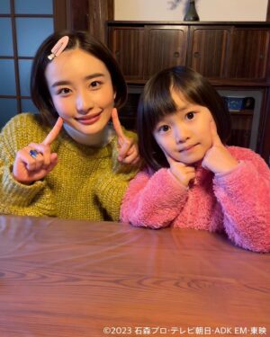 Oto Abe Instagram - 28.29話オフショット📸
幼き蓮華ちゃん💛とっても可愛いかった〜！