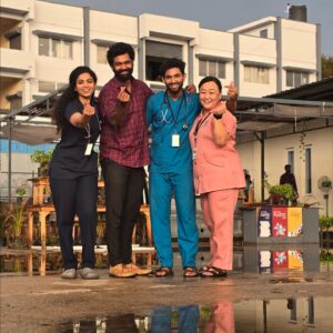 Padeni Kumar Instagram - Us being ourselves 😂😍❤️
.
#heartbeat #friends #funny #crazy #cinema #rainyday #sets #shoot