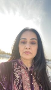 Padmini Kolhapure Instagram - Peace, serenity . Sand , sea and sky .. soaking it in Thank you @haifadarmaki @s_rabdan