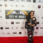 Padmini Kolhapure Instagram - Gratitude @cityofangelswomensfilmfest for this honour 🙏 loved the energy! congratulations to all the women achievers ! Their vision, their talent 👏👏👏 @lisakcrosato @iamjessekalsi Outfit courtesy @padmasitaa