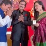 Padmini Kolhapure Instagram - Honoured to receive the Maharashtra Ratna award 🙏 I want to thank all of you who have been part of this unforgettable journey #gratitude #maharashtra #mumbai #kolhapur