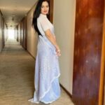 Padmini Kolhapure Instagram - #merrychristmas to all my lovely followers 🎄☃️🎄and #happynewyear in advance have a great #2023 #saree by #padmasitaa @padmasitaa