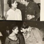 Padmini Kolhapure Instagram - Love this #throwbackthursday picture Looking at these pictures I was reminiscing about this dashing father son duo . #sunildutt #sanjaydutt I was approached by Dutt Sahab to play a part in one of his movies .. I was too excited ! Somehow that didn’t workout . I attended the Premiere of Rocky and that was one hell of a star studded event ! Back then the premieres were hugeee . Met the elegant, poised Nargis aunty . She was so warm and welcoming each and every guest personally . You could see the glee in her eyes as her son Sanjay was embarking on his journey to becoming a Star .