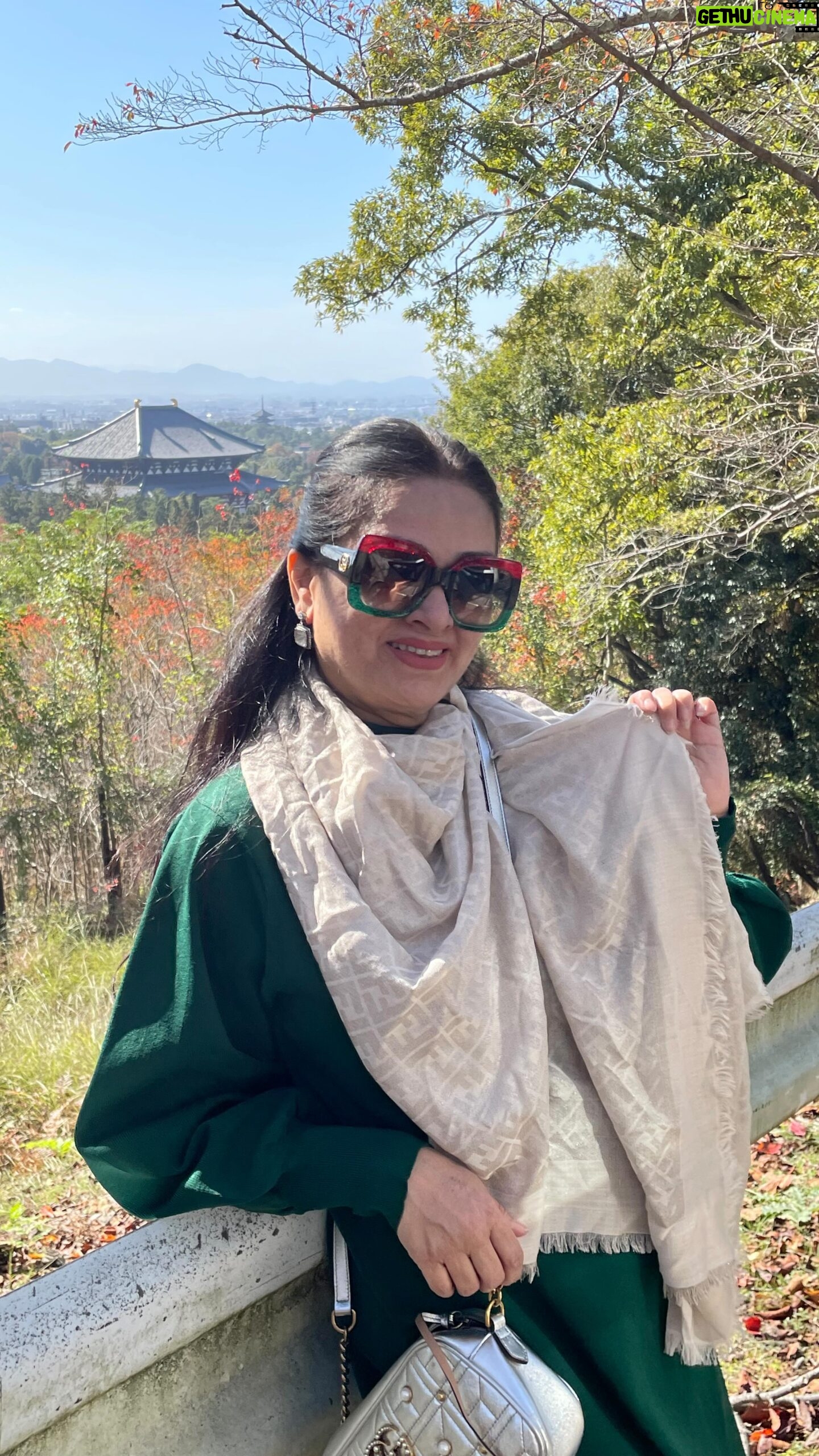 Padmini Kolhapure Instagram - Love this song ! Love the singer 😍 @asha.bhosle and love this country #japan #autumn 🍂