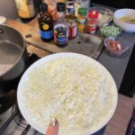 Paget Brewster Instagram - Rice prep.