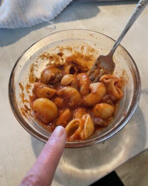 Paget Brewster Instagram - Success Beefaroni!!