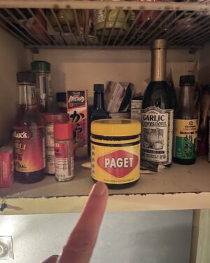 Paget Brewster Instagram - Bespoke Vegemite!!