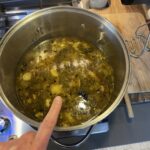 Paget Brewster Instagram - Broth cookin’