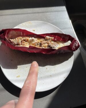 Paget Brewster Instagram - Radicchio slider