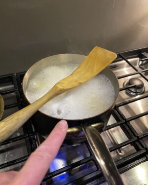 Paget Brewster Instagram - Pasta trick