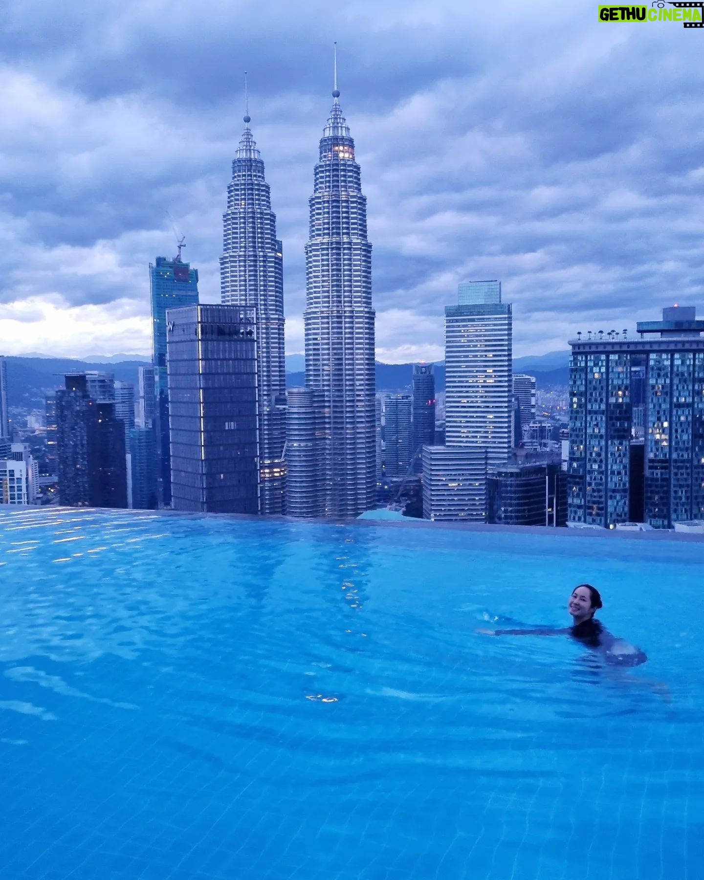 Paige Chua - 2.3K Likes - A morning swim, the pool to ourselves, the majestic view.
It's a sweet finish to the short getaway before diving into a set of new scripts...