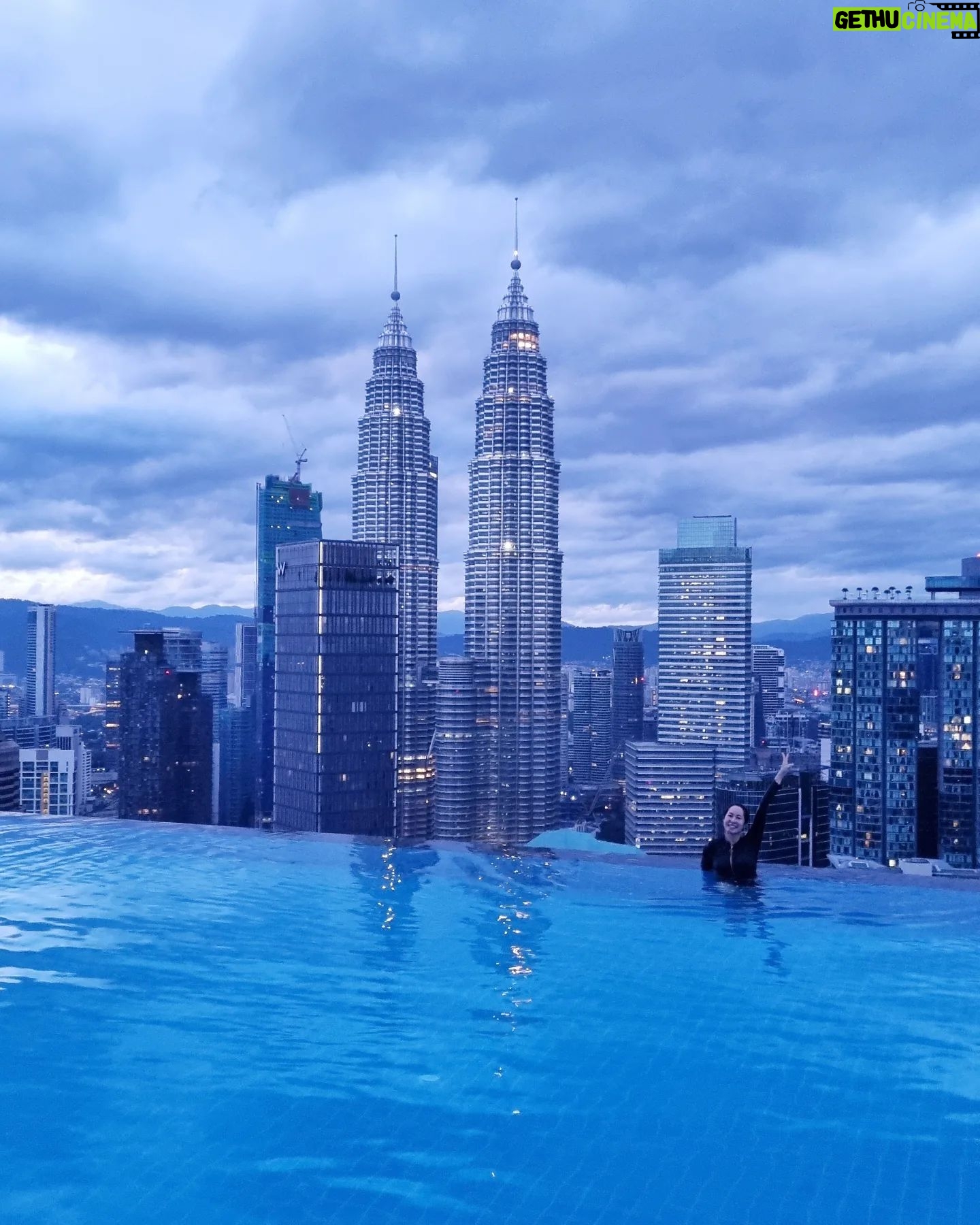 Paige Chua - 2.3K Likes - A morning swim, the pool to ourselves, the majestic view.
It's a sweet finish to the short getaway before diving into a set of new scripts...