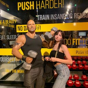 Paige Elkington Instagram - Had an absolute blast today with my close friends: Dwayne, Hugh, Scarlett, and Jennifer. It was really nice to catch up with them all it’s been a minute