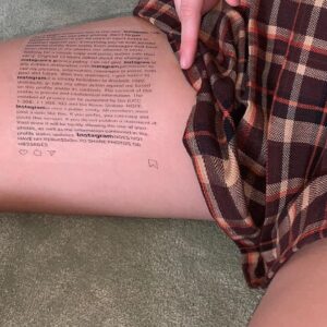 Paige Elkington Instagram - My temporary tattoo portfolio