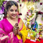 Pamela Mandal Instagram - Ganpati Bappa Mourya #reelsinstagram #reels #dance #ganpatibappamorya #ganpatifestival #festivevibes #bts #harekrishna #krishna #bappamorya #gannu #ganpati #like #comment #krishna #gopi