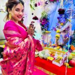 Pamela Mandal Instagram - Ganpati Bappa Mourya #reelsinstagram #reels #dance #ganpatibappamorya #ganpatifestival #festivevibes #bts #harekrishna #krishna #bappamorya #gannu #ganpati #like #comment #krishna #gopi