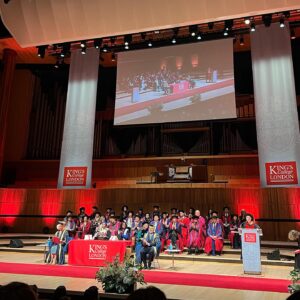 Pannin Charnmanoon Instagram - KCL Grad👩🏻‍🎓✨ Done my Master’s Degree! 
Hope you could see me, dad💖
#kcl #ForeverKings 
🦁❤️