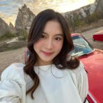 Pannin Charnmanoon Instagram - Sunrise in my eyes☀️🚗 #cappadocia #türkiye