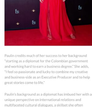 Paola Paulin Instagram - Thank you @swaggermag excited for my film, excited for Cannes film Festival and behind excited for represent Latinos there 🖤🎥 Vamos !!
Article by @ariellavi_15 
-
Gracias @swaggermag emocionada por mi película, emocionada por el Festival de cine de Cannes y más aún  emocionada por representar a los latinos allí 🖤🎥 ¡¡Vamos!!