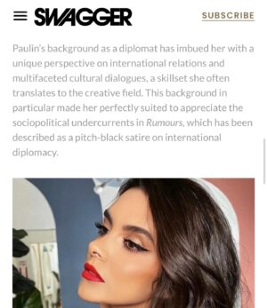 Paola Paulin Instagram - Thank you @swaggermag excited for my film, excited for Cannes film Festival and behind excited for represent Latinos there 🖤🎥 Vamos !!
Article by @ariellavi_15 
-
Gracias @swaggermag emocionada por mi película, emocionada por el Festival de cine de Cannes y más aún  emocionada por representar a los latinos allí 🖤🎥 ¡¡Vamos!!