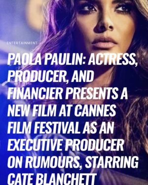Paola Paulin Instagram - Thank you @swaggermag 🎥🖤! Check out #rumours starring #cateblanchett . See you all in Cannes film festival ✈️🇫🇷
Article by @ariellavi_15 
Picture by @jakecapturedthis 
Make up by @makeupbyanastasia
