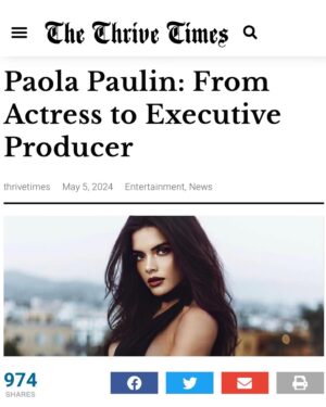 Paola Paulin Instagram - Thank you @thrive_times_us @ariellavi_15 for this amazing article about my new movie in Cannes film festival this year !, Watch Rumours starring #cateblanchett ! 🖤🎥 @paolapaulinventures 
-
¡Gracias @thrive_times_us @ariellavi_15 por este increíble artículo sobre mi nueva película en el festival de cine de Cannes este año! ¡Mira Rumors protagonizada por #cateblanchett! 🖤🎥
