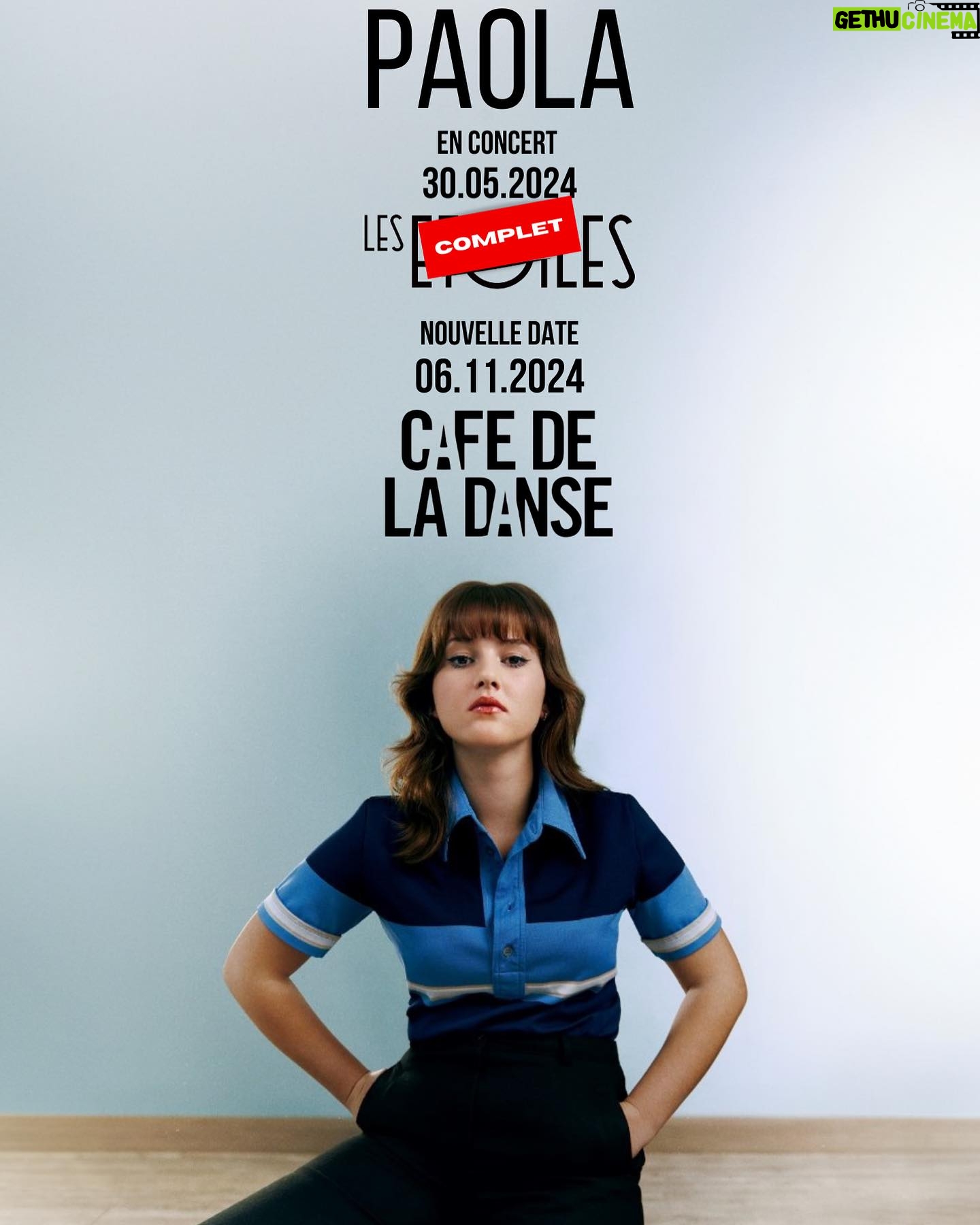 Paola Perrin - 3.2K Likes - On me dit dans l’oreillette que vous avez sold out mon premier concert 3 mois avant la date!!🥳
Alors on s’est dit qu’on allait en lancer une nouvelle (avec plus de places ouiiii) le 6 novembre au café de la danse !!! 🔥
Merci pour ça, je vous loooooove et j’ai hâte de vous y retrouver 🧡
La billetterie est ouverte!! Retrouvez-là dans ma bio 🎫