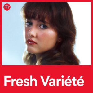 Paola Perrin Instagram - Pincez-moi je rêve ? 🫣 Une semaine après la sortie de Belle je me retrouve en couverture de la playlist Fresh Variété 🥲
Merci à vous c’est en grande partie grâce à la force que vous donnez à Belle 🧡 Et évidemment un grand merci à @spotifyfrance !! 🙏🏼

@gabrielleriouah 📸