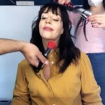 Paola Krum Instagram - Acá en la clande ... #EPDN ❤️ @tony.mkp , @day_nanu @leila.promakeup @majoquinttana