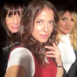 Paola Krum Instagram - Reírse mucho y disfrutar con la gente con la que uno trabaja...y quererlos @memefunes @aruzzireal @sebaprestaok #elprimerodenosotros ❤️