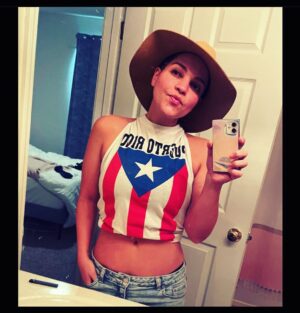 Paola Lázaro Instagram - Heading to work, representing where I came from #PuertoRico #🇵🇷