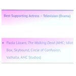 Paola Lázaro Instagram - Thankful and honored Gracias @imagenfound for the nomination! I am thankful for the work your foundation is doing to support Latinx performers and creators! ¡Gracias, gracias! Congrats to the lovely and talented @christianserratos on the Selena nomination and to (one of my salsa music idols) @ruben.blades and @kingofbingo for their nominations! And to my talented buddy @plazadeaubrey for the movie we shot together #BLACKBEAR You all are amazing!🎉💕