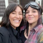 Paola Lázaro Instagram – This is one of my favorite people in the world :) @eleanormatsuura #yumiko & #princess 🌺 @amcthewalkingdead 🧟‍♀️ #twdfamily