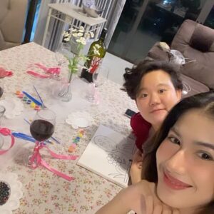 Paparwadee Chansamorn Instagram - 🎀🎨🍷✨