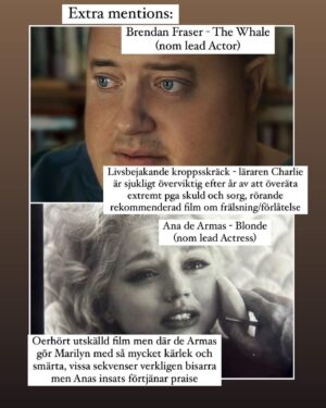 Parisa Amiri Instagram - Tre Oscarsnomineringar i bild! Show day för Oscarsgalan på plats i Los Angeles, vi sänder förgalan i @tv4 23-01 och håller er sen i handen galan igenom. I bildspel här snabbguide till Bästa film-kategorin ett mäktigt filmår, plus några extra utvalda roller. 

Ruben Östlund och svensk film stoltserar med tre stora nomineringar inkl Bästa film för Triangle of Sadness, de rikas katastroffilm, och Ludwig Göransson vinner NOG för ”Lift me Up” med Rihanna. Är ni redo? Ses snart!!