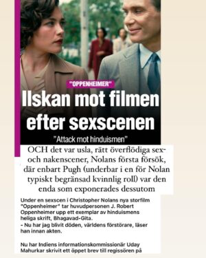 Parisa Amiri Instagram - Barbenheimer! Nyttiga idioter och idiotiskt nyttigt - farliga män och fostrande kvinnor! ”Ledig” men här, kortfattade tankar om filmerna som gett oss biofilmens återkomst (för er, jag var kvar) - vad tyckte N I? Ses på bio!