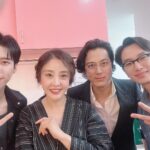 Park Eun-hye Instagram - 필리핀에서 촬영중인 #더가디언 한국배우팀 ~^^ #한재석선배님 #김지오 그리고.. 내 아들 #남우현
