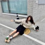 Park Ha-seon Instagram - Miuccia Prada♥️ 새 신을 신고 뛰어보자 ㅍㅉ