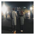 Park Han-byul Instagram - - 남자사람과 #덩치 가 똑같은 (더 큰가..?) #마리 는 도대체 #옷 을 몇겹을 입었을까아아요오~?🙄 - #겨울전문배우 #완전무장 #팔이잘안모아짐 #그래도춥다 #슬플때사랑한다 #촬영중 #1월엔 #얼마나더입어야하지 😥