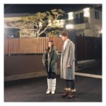 Park Han-byul Instagram - - 남자사람과 #덩치 가 똑같은 (더 큰가..?) #마리 는 도대체 #옷 을 몇겹을 입었을까아아요오~?🙄 - #겨울전문배우 #완전무장 #팔이잘안모아짐 #그래도춥다 #슬플때사랑한다 #촬영중 #1월엔 #얼마나더입어야하지 😥