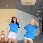Park Ki-ryang Instagram - 언니랑 나랑 무릎박치기ㅋㅋㅋㅋㅋㅋㅋㅋㅋㅋㅋ 언니의 피지컬은 따라갈수가없댜..🥺 #치어리더 #서현숙 #박기량 #릴스 #reels #대한항공점보스