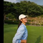 Park Ki-ryang Instagram - 골프도어렵지만 카메라 앞 골프는 더더어렵당...🫠 #prgr #촬영 #madcattos