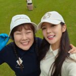 Park Ki-ryang Instagram - 배꼽빠지게 즐거운 라운딩이라 목 다쉼😆 캘러웨이 신상들 넘 이뻤다🤩 #캘러웨이어패럴 #카스카디아cc